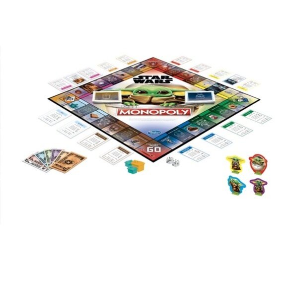 NWT Monopoly: Star Wars The Child, Board Game for Ages 8 and Up, 2-4 Players - Picture 6 of 8